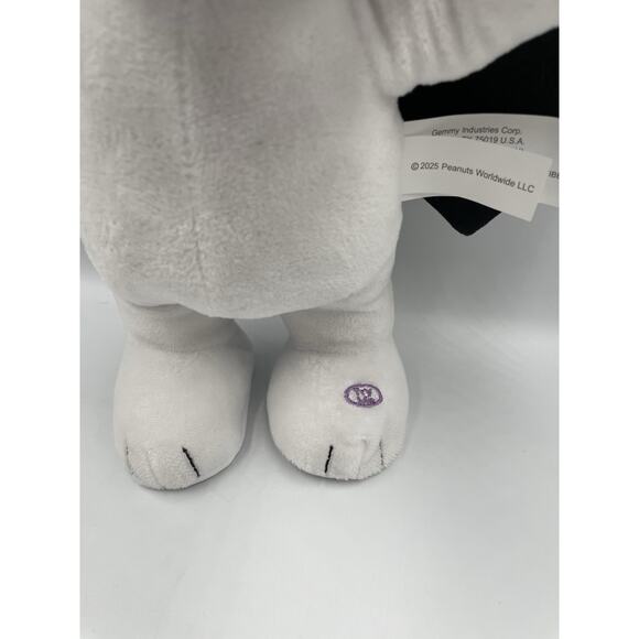 Halloween Peanuts Animated Musical Snoopy Plush Bat Wings Side Stepper NWT - Picture 4 of 11